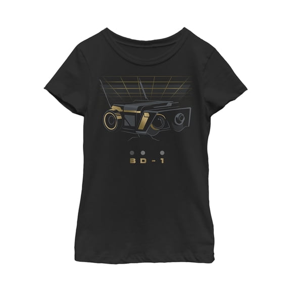 Girl's Star Wars Jedi: Fallen Order BD-1 Droid  Graphic Tee Black Small