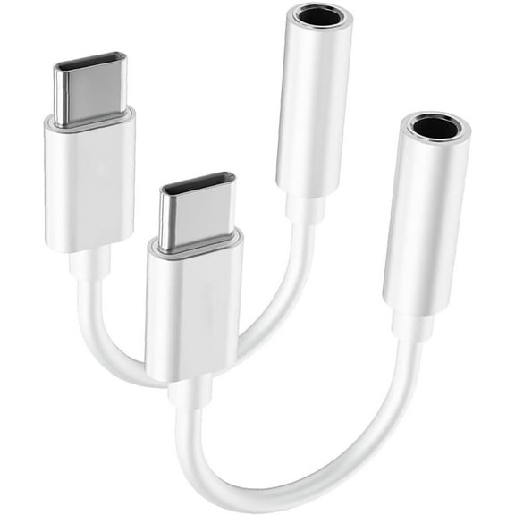 USB C to 3.5mm Headphone Jack Adapter for iPhone 16/16 Pro/15/15 Pro/Pro Max/Plus, Type C Aux Audio Dongle Cable Cord Compatible with iPad, Samsung Galaxy S23/S23/S22/S21Ultra, MacBook,Note