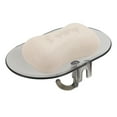 thumbnail image 5 of Unique Bargains 1 Pc Waterproof Soap Holder with Hook Gray Soap Holder for Bathroom 5.51"x3.54"x1.73", 5 of 6