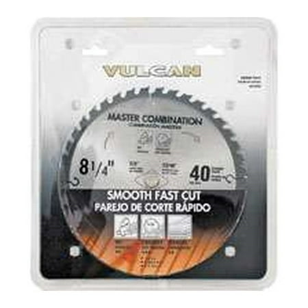 

Vulcan 414831OR Circular Saw Blade 8-1/4 in x 40T Carbide CSB - Hanger
