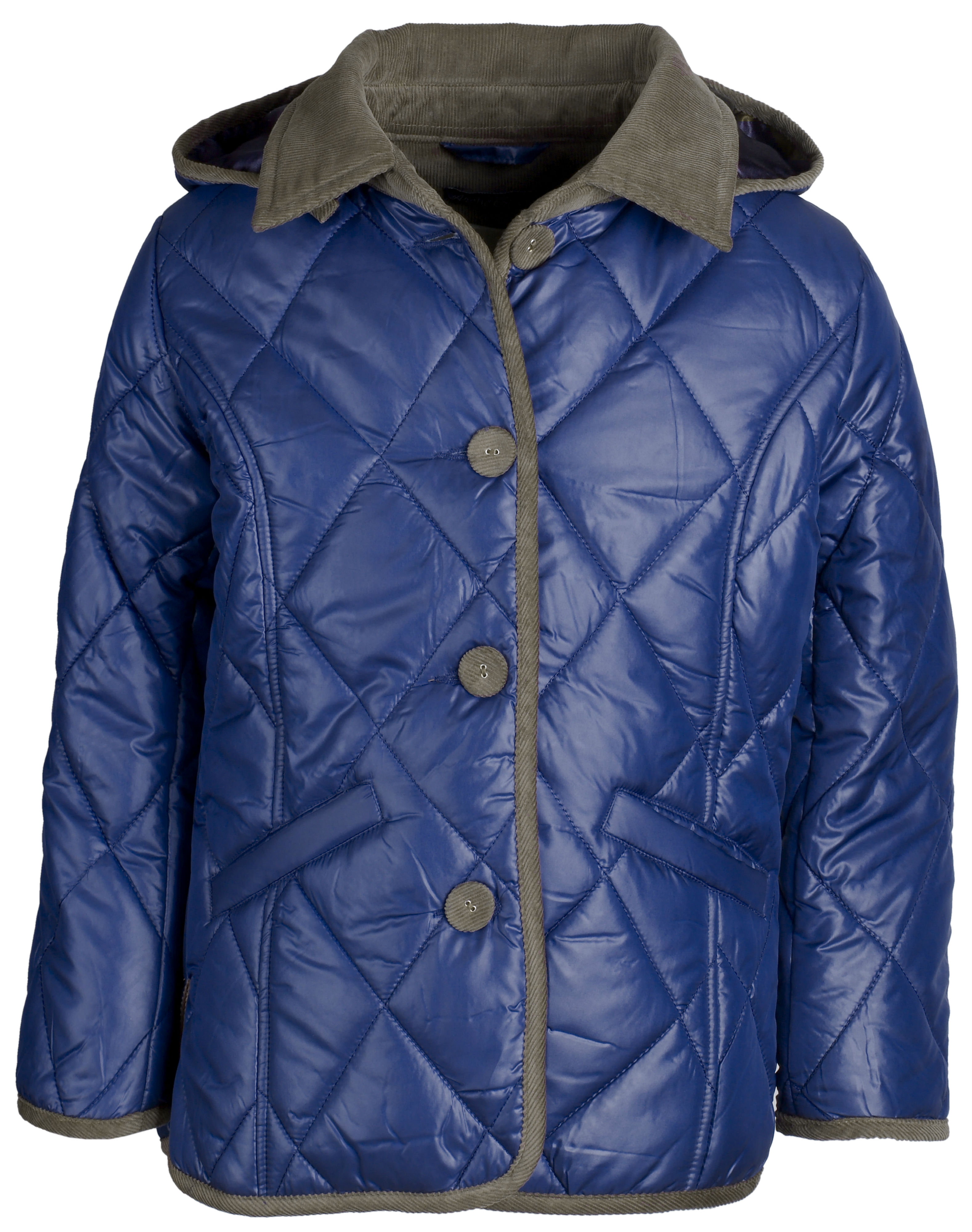 Arctic Circle Girls Padded Quilted Fall Winter Rain Trench Coat Jacket with Hood - image 2 of 4