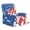 Artistic American Flag, variant on FUIALDOLG Fashionable Hibiscus Art Design Seat Recliner Sofa Covers Protectors for Lounger Sofa Armchair Slipcovers Single Reclining Chair Seat Cushion Cover with Elastic Bottom,1 Seater