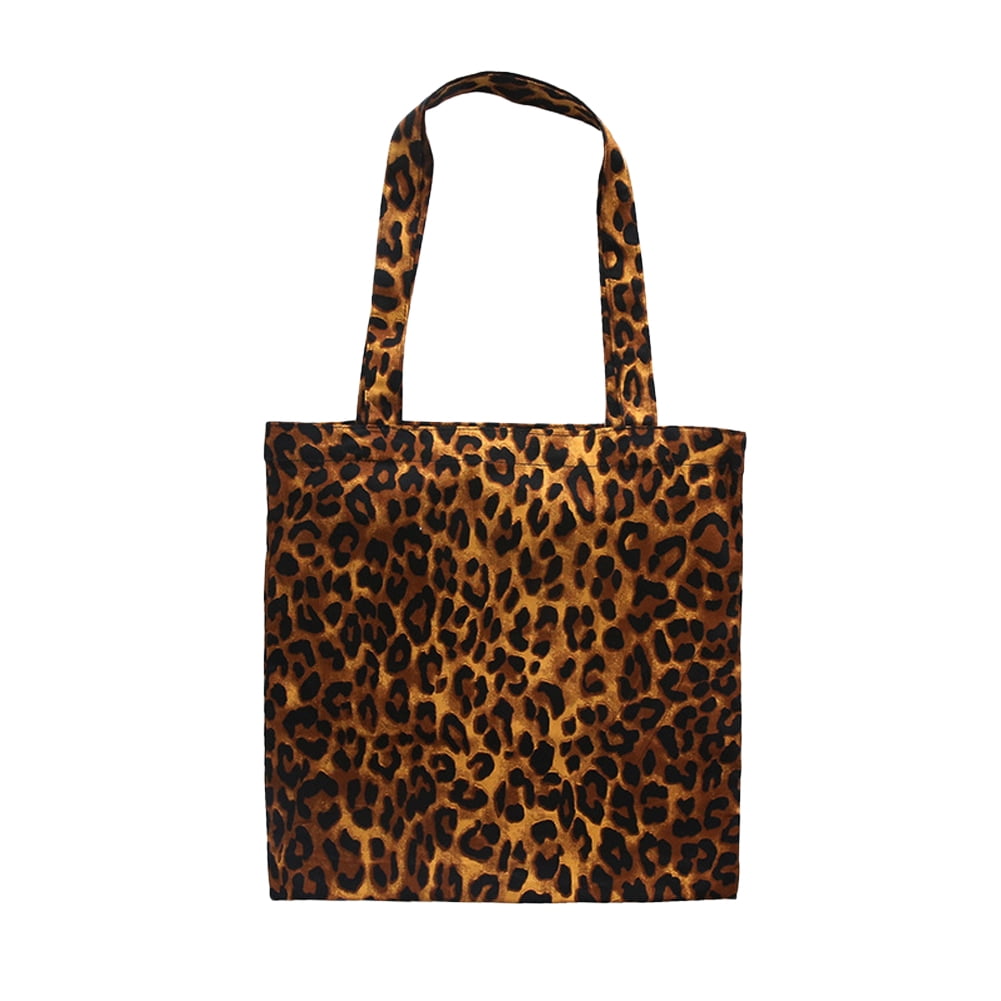 large leopard print tote bag