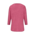 thumbnail image 6 of Coorders Long Sleeve Tunic Shirts for Women, No Bunderies Tunic Tops for Women, Loose Fit Dressy Crew Neck Pullover Basic Sweaters for Women Fall Outfit,PinkSize, S, 6 of 6