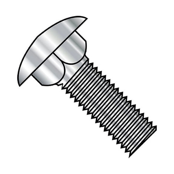 3/8-16X5 Carriage Bolt 18 8 Stainless Steel Fully Threaded (Pack Qty 100) BC-3780C188