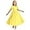 Yellow, variant on Drtj Flower Girl Dresses Junior Bridesmaid Dresses Ruffle Dresses A-Line Casual Flowing Chiffon Dresses for Girls Wedding Celebration