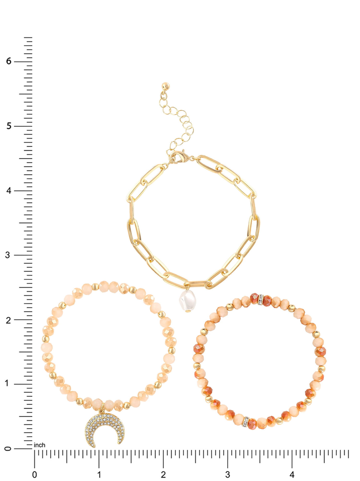 Jessica Simpson Women's Bracelet Set, Set of 3