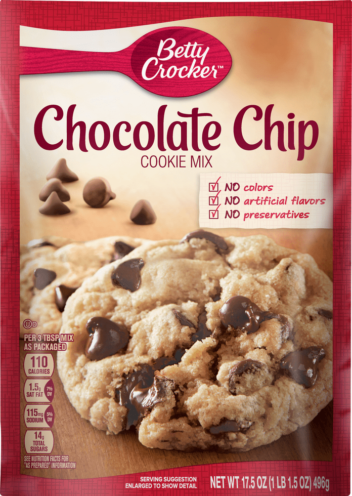 Betty Crocker Ready to Bake Chocolate Chip Cookie Mix, 17.5 oz