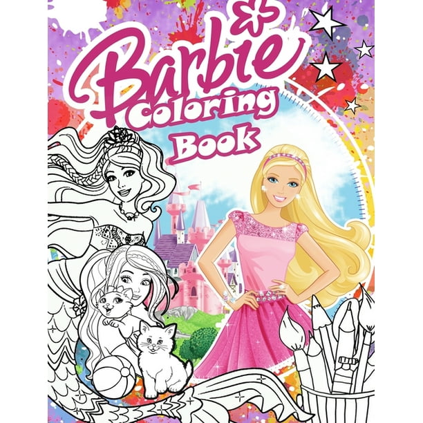 Featured image of post Barbie Coloring Book Pictures Funny barbie coloring page for kids