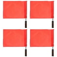 thumbnail image 1 of Miangastore Field Event Flags 4Pack Red Stainless Steel Pole for Linesman Use, 1 of 8