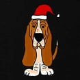 thumbnail image 3 of CafePress - Funy Basset Hound Christmas Art Sweatshirt - Classic Crew Neck Sweatshirt, 3 of 4
