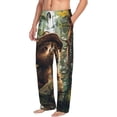 thumbnail image 6 of Honiee Jungle Hat Bear for men - a sleek fusion of Straight Pajama Pants, versatile Lounge Pants, and cozy Sleepwear, all rolled into one-XX-Large, 6 of 6