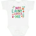 thumbnail image 3 of Inktastic My Aunt Loves Me Niece Boys or Girls Baby Bodysuit, 3 of 5