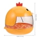 thumbnail image 5 of Incubadora de huevos pequeña para codornices, control automático inteligente de temperatura y humedad, portátil, para pollos, loros y aves, color amarillo, 5 of 8