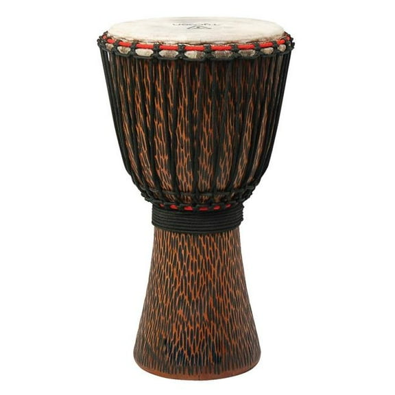 Tycoon Chiseled Orange Series 12" Rope-Tuned Djembe - TAJS-12 CO
