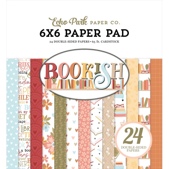 Bookish 6x6 Paper Pad