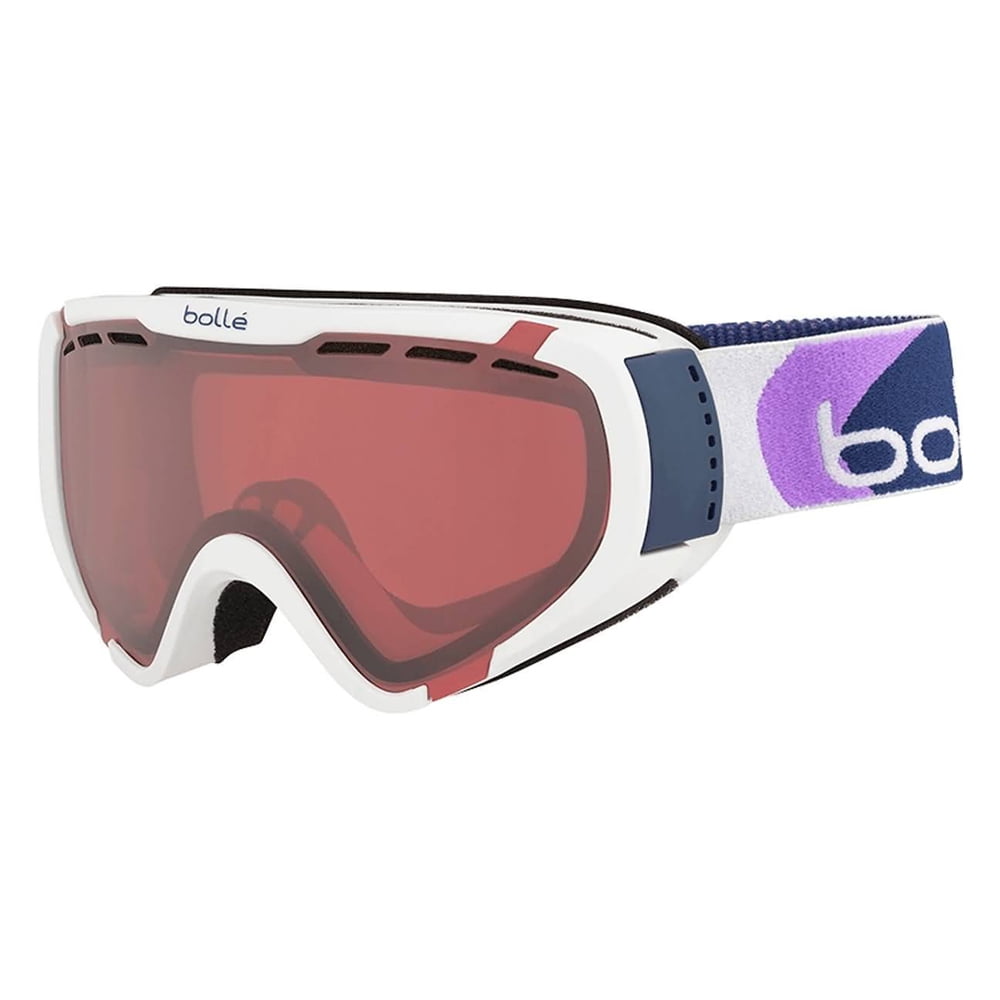 Bolle Winter Explorer Matte White Bubbles Vermillion Gun S 21607 Ski Goggles AF by Bolle