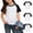 01 Black, variant on Boys and Girls Multipack Raglan T Shirts, Round Neck Short Sleeve Ringer Blank Tops, Holiday Party Custom Print Casual Tees