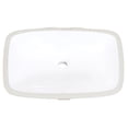 thumbnail image 1 of 20 in. Rectangular White Finish Ceramic Undermount Vanity Sink, 1 of 6