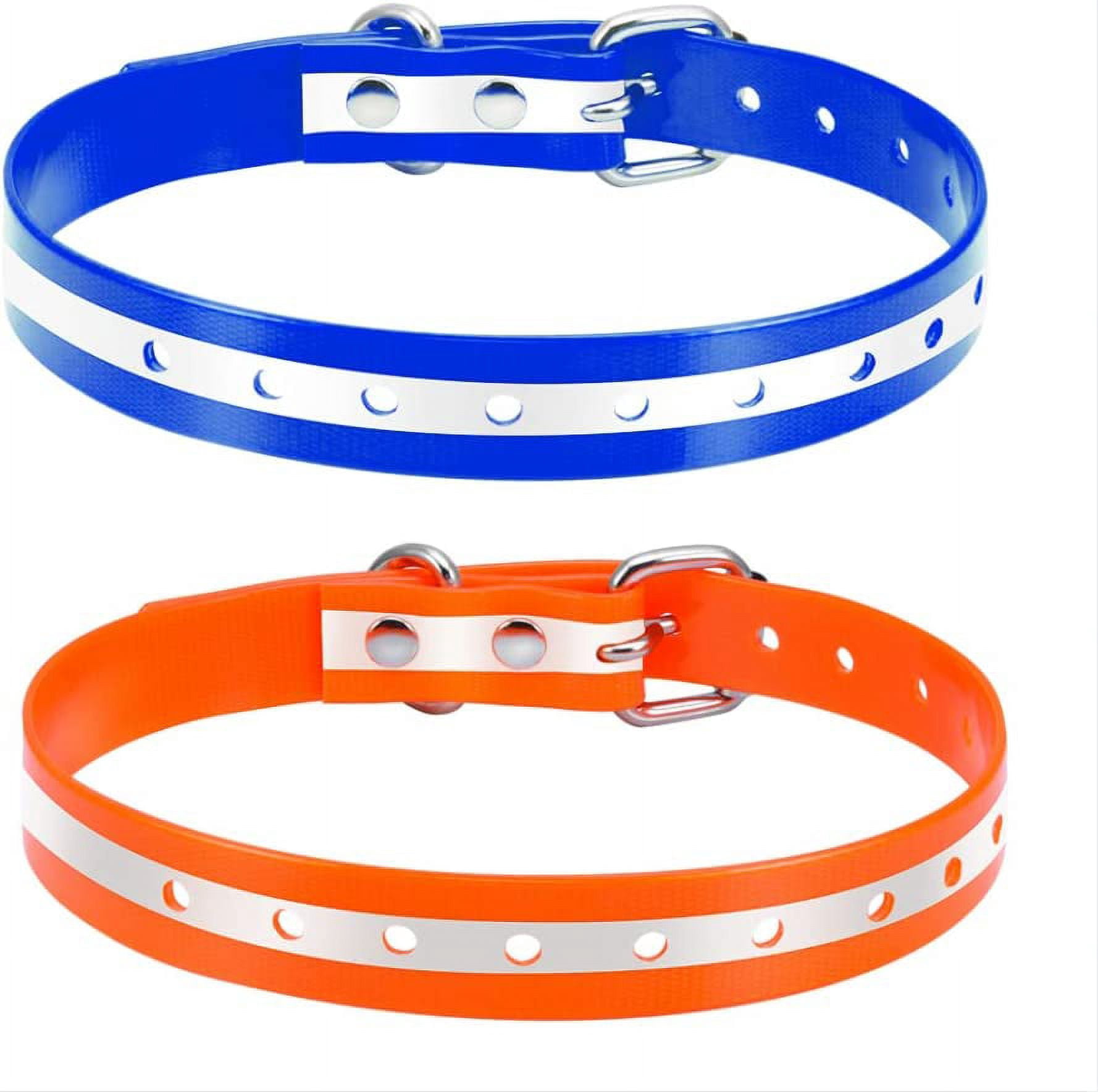 Paipaitek Shock Collar Replacement Strap, Reflective Adjustable Dog Replacement Collars  Straps for remote trainer for dogs Sportdog shock collar Replacement shock collar strap