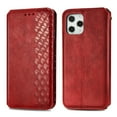thumbnail image 2 of Dteck Case for Apple iPhone 13 Pro Max 6.7-inch,Luxury Leather Card Holder Wallet Hybrid Rubber Flip Magnetic Case Kickstand Protective Phone Cover,Red, 2 of 7