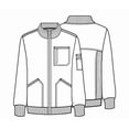 thumbnail image 6 of Cherokee Infinity Men Warm Up Scrubs Jacket Zip Front CK305A, 6 of 6