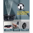 thumbnail image 7 of Wowow Kitchen Faucet with Glass Rinser, Stainless Steel Kitchen Sink Faucet and Cup Rinser Combo for Kitchen Sink, Oil Rubbed Bronze, 7 of 7