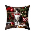 thumbnail image 2 of Christmas Pillow Cover Holiday Decoration Sofa Decoration Linen Pillow Home Sofa Holiday Decoration Pillow Cover 45x45cm, 2 of 6