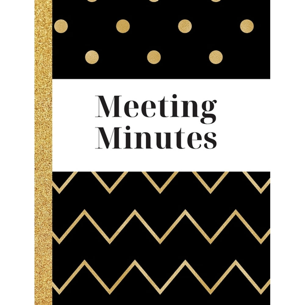 Meeting Minutes Meeting Notebook, Note taking system, 8.5 X 11, 100 pages (Paperback
