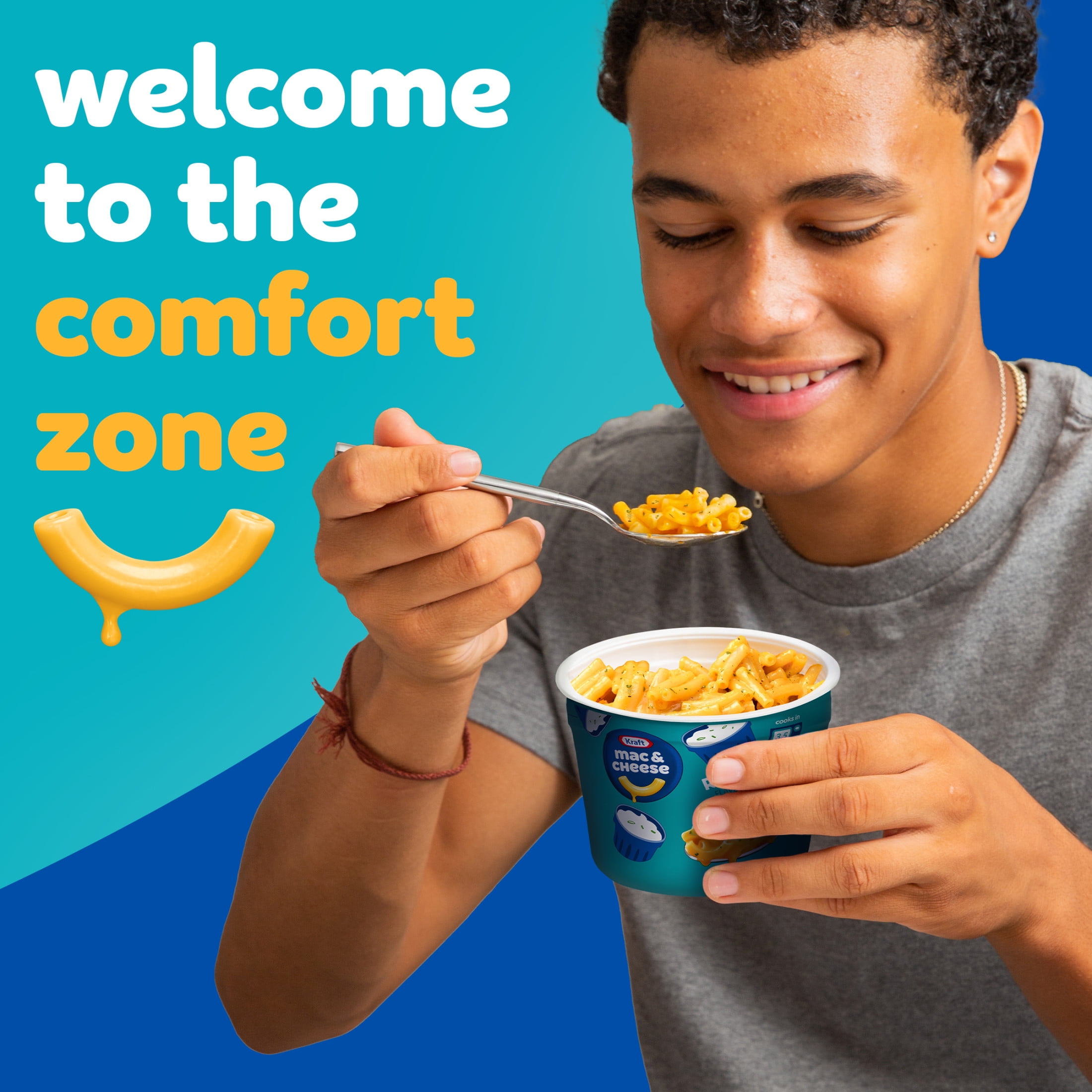 (6 pack) Kraft Mac and Cheese, 4 Cups, for Easy Dinner or Dinner Sides, Ranch Flavored, No Artificial Flavors, Preservatives or Dyes, 2.05 oz