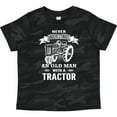 thumbnail image 3 of Inktastic Old Man Tractor Boys Toddler T-Shirt, 3 of 5