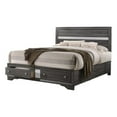 thumbnail image 4 of Matrix Traditional Style Full Size Storage Bed made with Wood in Gray, 4 of 7