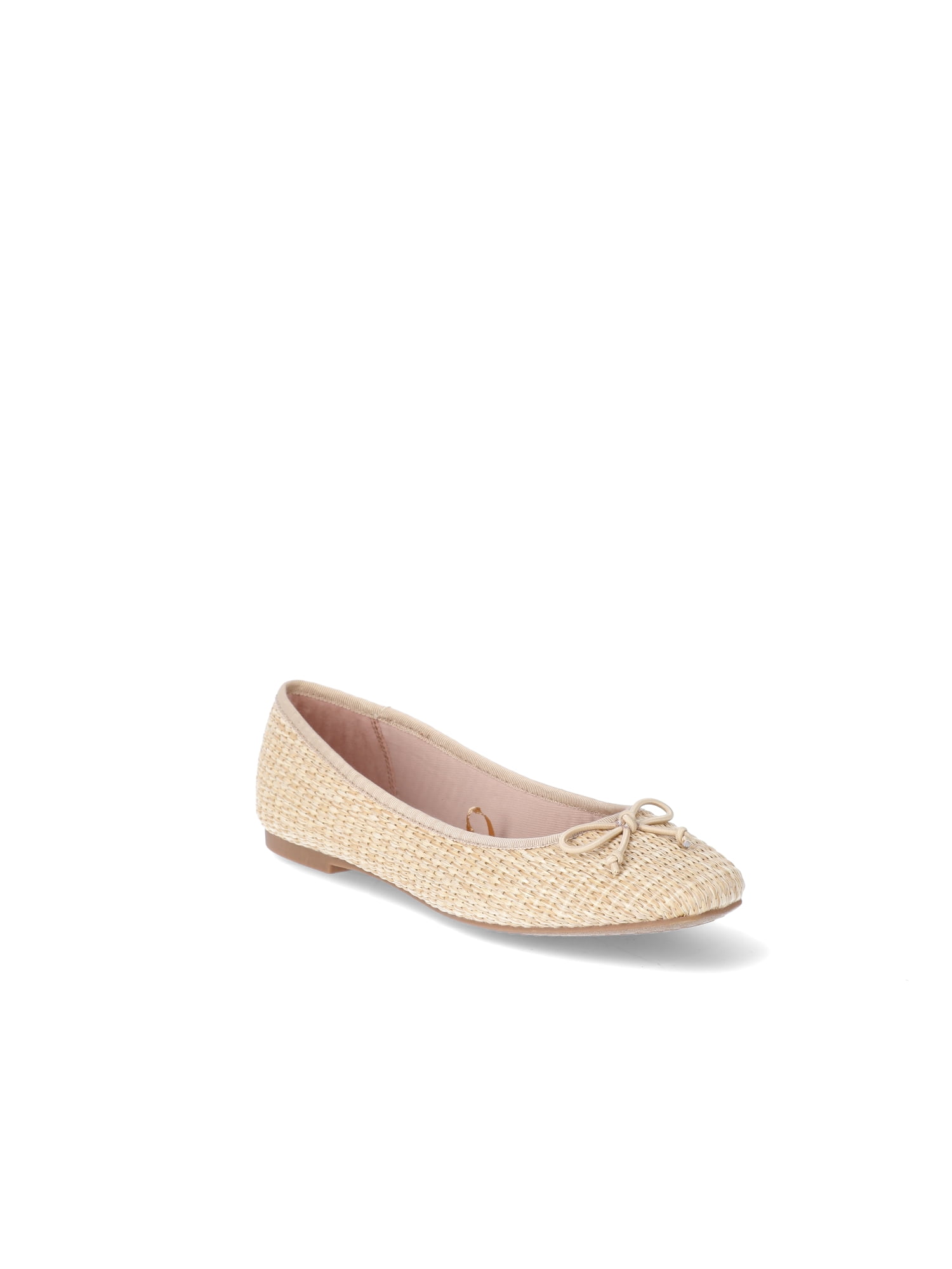 Time and Tru Women's Faux Leather Ballet Flats