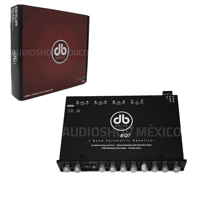 Ecualizador Paramétrico 7 Bandas DB Drive E6 EQ7 7 Volt