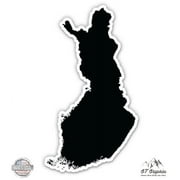 Finland - 3" Vinyl Sticker - For Car Laptop I-Pad Phone Helmet Hard Hat - Waterproof Decal