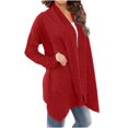 thumbnail image 4 of Cardigan Ouvert pour Femmes Manches Longues Léger Cardigan en Tricot Habillé Veste Décontractée d'Automne, 4 of 6