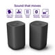 thumbnail image 3 of Altavoces inalámbricos Roku (para Roku Streambars o Roku TV), negro, 2 unidades (paquete de 1), 3 of 5