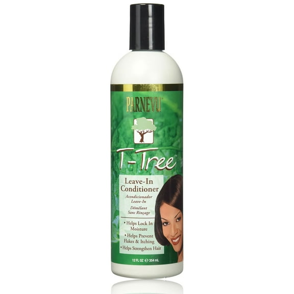 Parnevu Tea-Tree Leave In Conditioner For Strengthen Hair, 12 Oz.