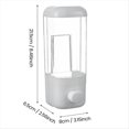 thumbnail image 2 of Dispensador de Jabón Líquido con Bomba de 500 Ml, Dispensador de Jabón Manual Resistente Al Agua, Dispensador de Líquido de Mano Multifunción para Baño, 2 of 7