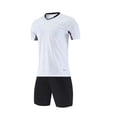 thumbnail image 2 of ATOGUTA Boys Tracksuit Size 4-16 Years Athletic Shorts and Performance T-Shirt Crew Neck Boy Clothes Set, Summer Kids Outfit White, 2 of 4