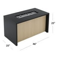 thumbnail image 6 of Better Home and Gardens Ventura Metal LP Firepit, 6 of 13