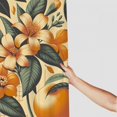 thumbnail image 3 of Orange fruits, Citrus blossom, Leaves  Bathroom Decor Set , multi size Colorful Luxurious Graphic Print Polyester Fabric Fashion Bathroom Decor Sets with Hooks   shower curtain for Bathroom Home, 3 of 7