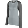 thumbnail image 1 of Ladies Astonish Long Sleeve Jersey Xl Silver/Graphite, 1 of 1