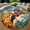 Angel6, variant on Round Rug, Nutcracker Floral Pattern Soft Washable Carpet, Non-Slip Floor Mat for Living Room Bedroom Home Decor 24 Inch
