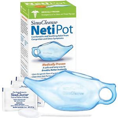 SinuCleanse Neti Pot, Clear Blue1 Each