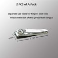 thumbnail image 2 of 2 Pcs Coupe-Ongles en Acier Inoxydable, Coupe-Ongles Professionnel, 2 of 5