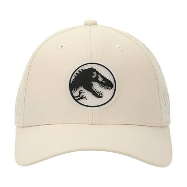 Jurassic Park T-Rex Silhouette Adult Tan Traditional Adjustable Hat