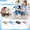 Blue, variant on Space-Saving Foldable Pet Sling Table Lightweight Pet Grooming Sling, Collapsible Dog Grooming Stand with Mesh Breathable for Dogs, Cats, Nail Trimming, Bathing