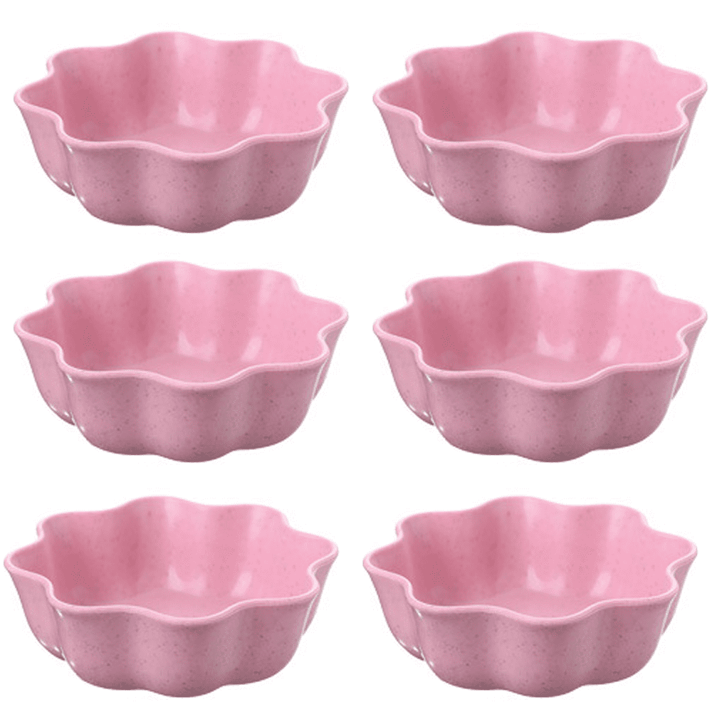 Wheat Straw Small Dessert Bowls, Stacked Pinch Bowls, Bamboo Fiber Mini