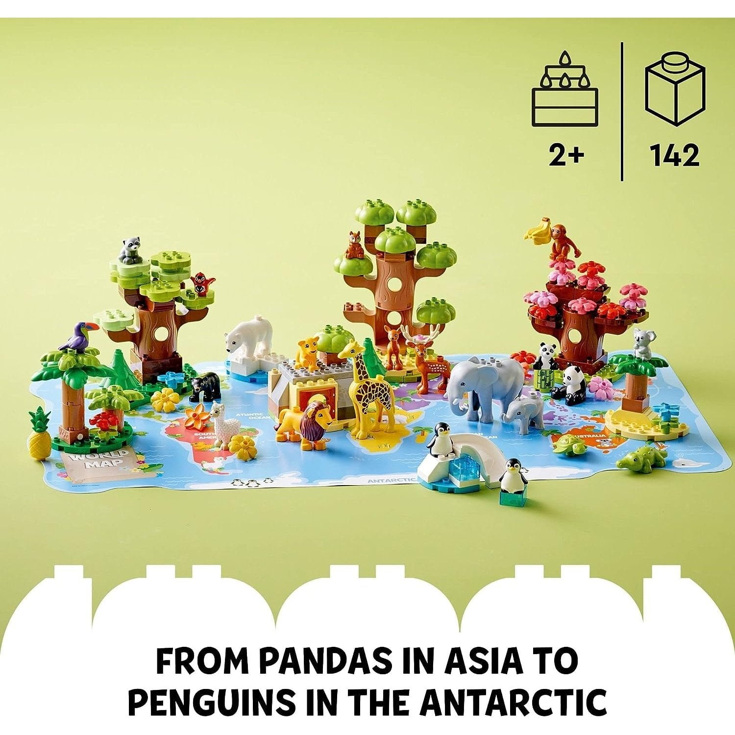 Wild Animals Lego 10975 | School building kits - Walmart Business